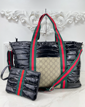 *NEW RESTOCK!* GG BLACK BUBBLE WEEKENDER/ LARGE TOTE
