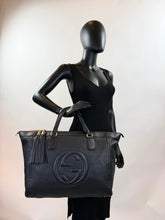 GUCCI SOHO XL WORKING TOTE IN BLACK