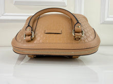 GUCCI MICROGUSSISSIMA MINI DOME BAG IN TAN
