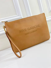 YSL RIVE GAUCHE ZIP POUCH CALFSKIN