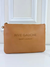 YSL RIVE GAUCHE ZIP POUCH CALFSKIN
