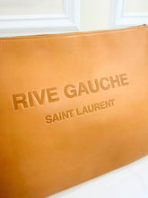 YSL RIVE GAUCHE ZIP POUCH CALFSKIN