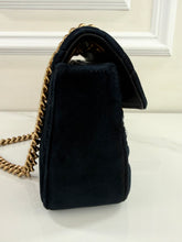 GUCCI MARMONT VELVET MARQUIS CRYSTAL IN BLACK