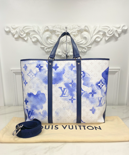 Louis Vuitton Neverfull GM White Watercolor | 3D model