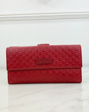 GUCCI GUCCISSIMA WALLET RED