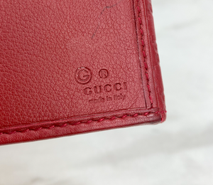 GUCCI GUCCISSIMA WALLET RED