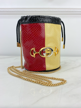 GUCCI SNAKE SKIN MINI ZUMI BAG