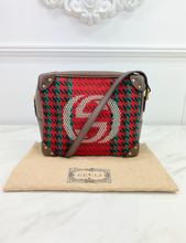 GUCCI HOUNDSTOOTH BOXY TRUNK CROSSBODY