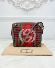 GUCCI HOUNDSTOOTH BOXY TRUNK CROSSBODY