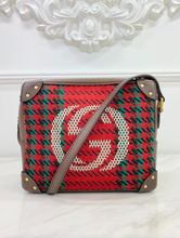 GUCCI HOUNDSTOOTH BOXY TRUNK CROSSBODY