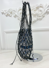 DIOR OBLIQUE TECHNICAL WOVEN NET BUCKET BAG