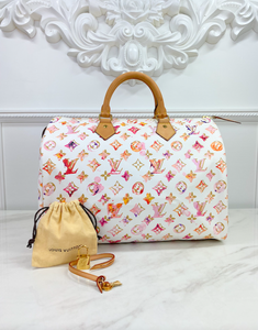 LOUIS VUITTON SPEEDY 35 WATERCOLOR AQUARELLE