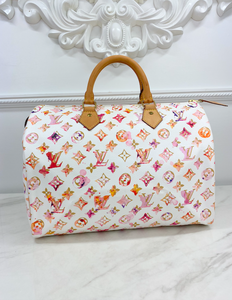LOUIS VUITTON SPEEDY 35 WATERCOLOR AQUARELLE
