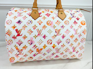 LOUIS VUITTON SPEEDY 35 WATERCOLOR AQUARELLE