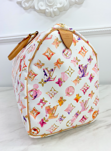 LOUIS VUITTON SPEEDY 35 WATERCOLOR AQUARELLE