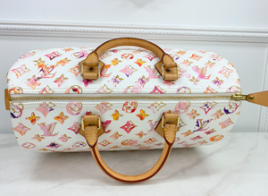 LOUIS VUITTON SPEEDY 35 WATERCOLOR AQUARELLE