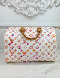 LOUIS VUITTON SPEEDY 35 WATERCOLOR AQUARELLE