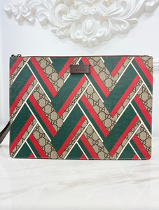 GUCCI XL ACERO CLUTCH