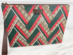 GUCCI XL ACERO CLUTCH