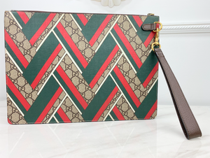 GUCCI XL ACERO CLUTCH