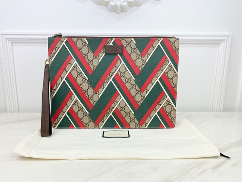 GUCCI XL ACERO CLUTCH