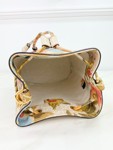 GUCCI OPHIDIA WATER FLORAL BUCKET BAG LIMITED EDITION