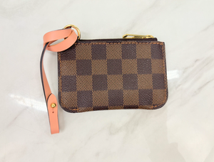 LOUIS VUITTON DAMIER EBENE BELMONT PM (PINK)