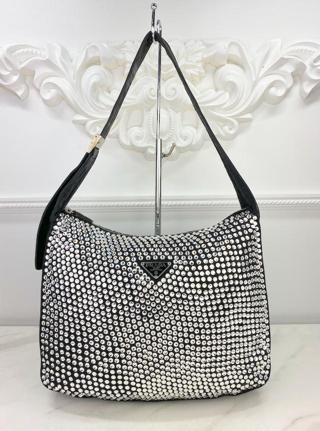 PRADA FULL RHINESTONE HOBO