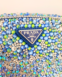 PRADA CRYSTAL WRISTLET (BLUE)