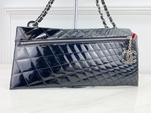 CHANEL KALEIDOSCOPE CHAIN SHOULDER BAG QUILTED PATENT LARGE