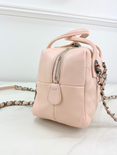 CHANEL QUILTED CALFSKIN FEATHER WEIGHT BAG (SMALL - LIGHT PINK)