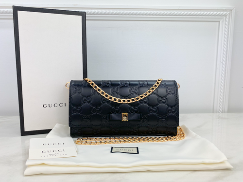 GUCCI GUCCISSIMA LARGE WALLET / WOC