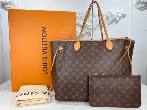 LOUIS VUITTON NEVERFULL GM MONOGRAM (FULL SET)