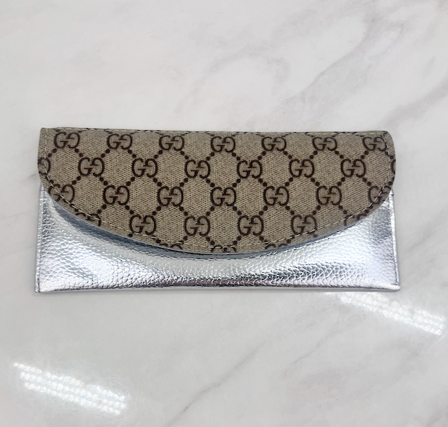 GG FLAP WALLET (SILVER)