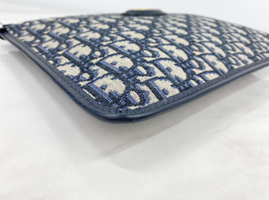 DIOR OBLIQUE MONOGRAM POUCH CLUTCH