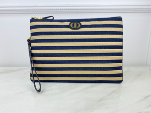 DIOR RAFFIA POUCH (LIMITED EDITION)