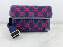 GUCCI BELT BAG WOOL GG MONOGRAM