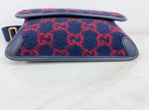 GUCCI BELT BAG WOOL GG MONOGRAM