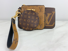 LOUIS VUITTON GIANT REVERSE MINI MONOGRAM TRIO POUCH