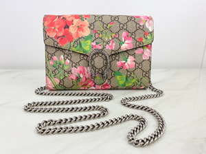 GUCCI DIONYSUS BLOOMS CHAIN WALLET