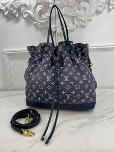 LOUIS VUITTON NOEFULL MM GRAND DARK DENIM BLUE