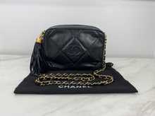 CHANEL VINTAGE CAMERA BAG (LAMBSKIN)