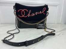 CHANEL GABRIELLE HOBO CALFSKIN / WOOL