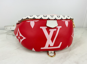 LOUIS VUITTON BUMBAG MONOGRAM GIANT ROUGE