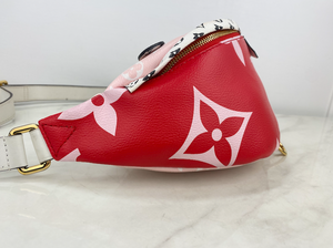 LOUIS VUITTON BUMBAG MONOGRAM GIANT ROUGE