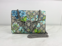 GUCCI BLOOMS DIONYSUS CHAIN WALLET (BLUE)