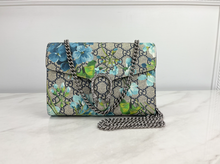 GUCCI BLOOMS DIONYSUS CHAIN WALLET (BLUE)