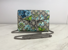 GUCCI BLOOMS DIONYSUS CHAIN WALLET (BLUE)