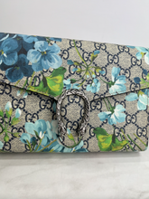 GUCCI BLOOMS DIONYSUS CHAIN WALLET (BLUE)