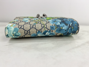 GUCCI BLOOMS DIONYSUS CHAIN WALLET (BLUE)